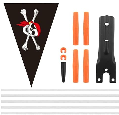 Fahrradflaggen - Fahne Für Straßenradfahren Im Freien, Fahrradsicherheit Flag | Hohe Sichtbarkeit Bicycles Flaggs, Vielseitige Fahrradanhänger Fllags, Outdoor-Fahnen Pe