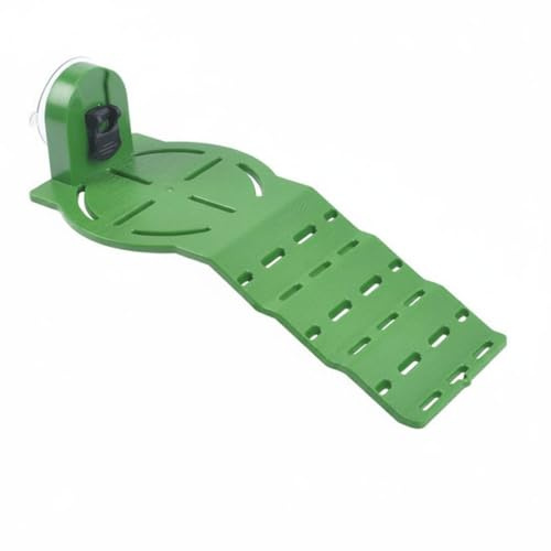 Plateforme de Baignade pour Rampe d'escalade Pont de Repos Perchoir Aquatique Îlot de Séchage Surface Texturée en Plastique Ventouses Solides Adaptée, Color to 4, Grand