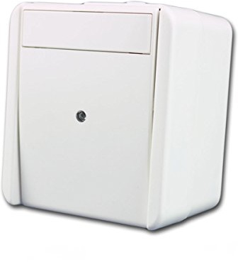 fontana Kontroll-Schalter weiß 250V~/10A, AP, IP44
