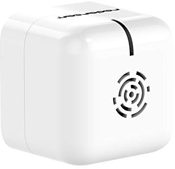 RADARCAN® R-107 AntiMosquitos Portátil Premium, 25m2, 4 x 1,5 V AAA (no Incluidas), Blanco
