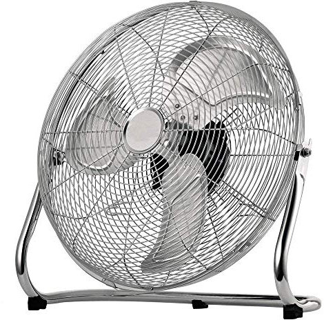 Dealberry Floor Fan | 3 Speed 18 Inch High-Velocity Cooling Cold Air Circulation | Adjustable Tilting Electric Industrial Portable Standing Cooling Fan | For Home Gym Office Garage Outdoor Indoor