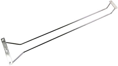 Abcsea 50 cm Weinregal aus Edelstahl, weinglashalter Regal hängend, weinglashalter umhängen 1 Stück (1 Reihe)