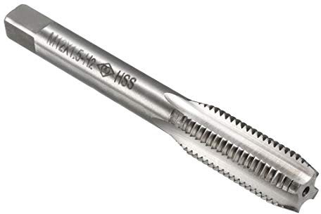 sourcing map Taraud métrique M12x1,5mm haut H2 Main Droit Filetage HSS perceuse bricolage