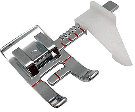 La Canilla - Nähfuß mit verstellbarer Führungsschiene für Nähmaschinen (Universal, Snap-on, Metall)