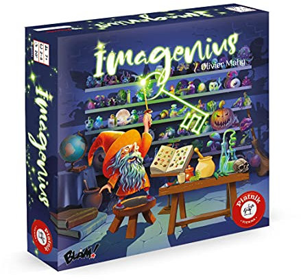 Piatnik 6655 - Imagenius | Sucht die versteckten Zutaten und verbindet sie mit dem Zauberstift | Geheimer Gegenstand finden | Ab 7 Jahren | Für Familien und Freunde