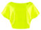 WINSHAPE Damen Functional Light Cropped Dance-top Dt104 T-Shirt, Neon-gelb, XS EU