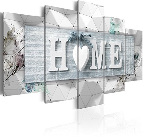 murando Acoustic Canvas Wall Art Home Board 200x100 cm / 79 x 39 picture with acoustic foam sound absorption print image Artwork 5 pcs room acoustics soundproofing m-C-0251-b-o