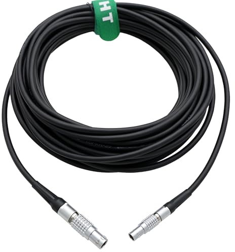 HangTon Control Cable for DJI RS2 RS3 Pro Gimbal Ronin expansion base kit to Tethered Control Handle 4+2 6 pin to Small 6 pin 5M