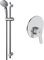 Ideal Standard B9508AA Idealrain M3 SMART asta doccia, doccetta a 3 funzioni con diametro 10 cm con sistema anticalcare, cromato & A7184AA Alpha Miscelatore incasso doccia, completo, cromato