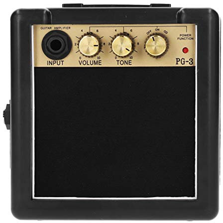 PG-3 3W E-Gitarrenverstärker, Mini-Gitarrenverstärker für Anfänger und Fortgeschrittene Musikinstrument-Lautsprecher