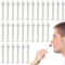 Palillos de cera para nariz, 100 unidades, para la limpieza de la nariz y la nariz, disponibles para hombres y mujeres, color blanco