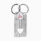 Meinearmbänder Schlüsselanhänger personalisiert mit Namen & Gravur – Partner Schlüsselanhänger im 2er Set – Ideale personalisierte Geschenke mit Datum – Personalisierter Schlüsselanhänger für Paare