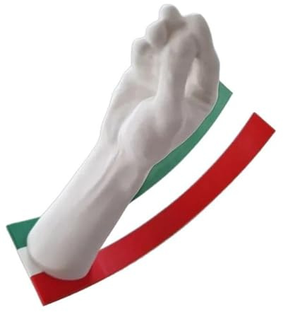 YiNLuax Schwingende italienische Handgeste, Skulptur, Heimbüro, Dekoration, Auto-Innendekoration, Schreibtisch-Ornament für italienische Kultur