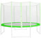 SixBros. Randabdeckung Grün für Gartentrampolin 1,85 M - 4,60 M - Ersatzteil Federabdeckung PVC - RA-1957 - Größe 4,60 m 6L