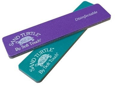 NSI Sand Turtle Nail Files - Green 120 & Purple 220 Grit (2 Pack)
