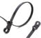 25 x Black Screw Mount Cable Ties 200mm x 4.8mm Car Chassis Body Zip Tie Fixing
