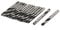 Sourcingmap 5mmx56mm M42 HSS 2-Flute Pilot Drilling Drill Bits 15pcs for Hole Saw Arbor