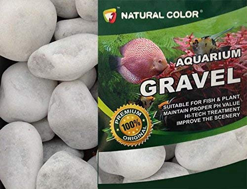 NATURAL COLOUR Gravel Pebbles, 3-5 cm, White
