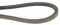 tecnogarden Cinghia ARIEGGIATORE 520073 463781 15 X 450 mm al-KO - Solo -520073