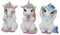Nemesis Now Three Wise Cutiecorns Figuren-Set, Weiß, 9,5 cm