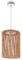 Paco Home Pendelleuchte Esstisch Papier Boho Hängelampe Esszimmer Lampe E27 Hängeleuchte Rattan, Farbe:Natur (Ø25cm), Leuchtenart/Farbe:Pendelleuchte - Weiß