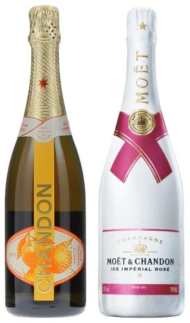 LOT CHANDON 2x75cL : 1 Moët Ice Rosé + 1 Garden Spritz