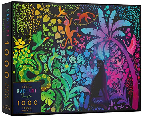 Elena Essex Jigsaw Puzzles for Adults 1000 - Radiant Jungle and Fig Tree (Radiant Jungle)