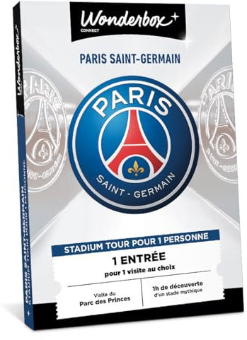 PSG Stadium Tour - 1 Personne - Coffret Cadeau - Ticketbox - Idée Cadeau Divertissement