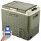 AAOBOSI glaciere a compression,glaciere electrique,glaciere voiture 50L pour stocker des boissons et de la nourriture,-20°C-20°C,12/24V,frigo voiture avec contrôle WIFI et contrôle tactile LED.
