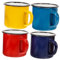CORHAD 4-teiliges Becherset Campinggeschirr Retro Kaffee Tee Wasserbecher 350 Ml Handheld-getränkebecher Für Picknick Im Freien