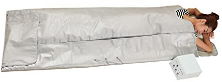 Portable Far Infrared Sauna Blanket for Weight Loss and Detox 3 Zone Digital Heat Slimming Body Shaper with Far Infrared Therapy