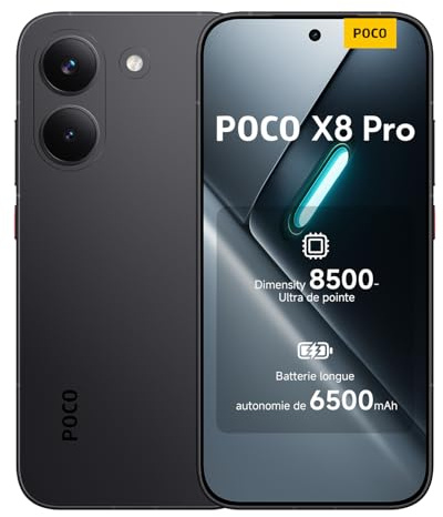 POCO X8 Pro, Smartphone 8+256GB, Nero, Dimensity 8500-Ultra