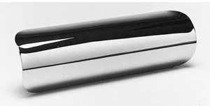 Chrome Motorcycle Exhaust Heat Shield Cover - 1.75 (44mm) Pipes