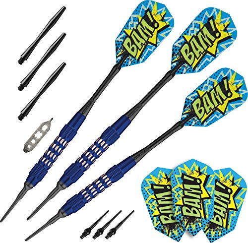 Viper Comix Soft Tip Darts: BAM (blau), 18 g