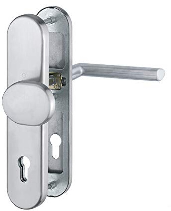 Hoppe Schutzbeschlag Stockholm ES1 E86G/3331/3330/1140Z, edelstahl, Pz 92 mm, TS 67-72 Stift 10 mm, 3665024