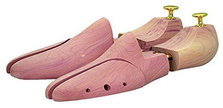 Kaps 100% Handgefertigte Schuhspanner aus zart duftendem Zedernholz, hohe Feuchtigkeitsaufnahme, Holz aus den USA, für Herren- und Damenschuhe sowie Stiefel, Cedar Shoe Trees (43 EUR - 9 UK Herren)