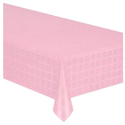 Nappe en Rouleau Papier damassé Rose Pastel 6 m - Rose - Taille Unique