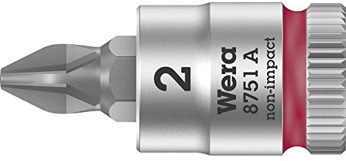 8751 A Zyklop bit Socket with 1/4 Drive, PH 2 x 28 mm