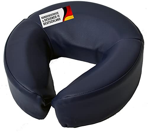 Kopfpolster aus Kunstleder für die Massage- & Behandlungsliege in Marineblau