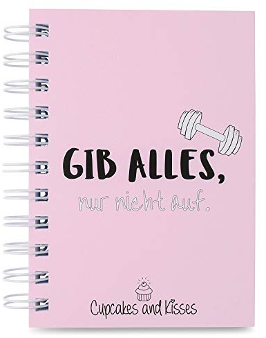 Trainingstagebuch für Fitness Studio, Bodybuilding & Cardio I 200 Seiten I Robust & praktisch für das Gym I DIN A6 I Frauen