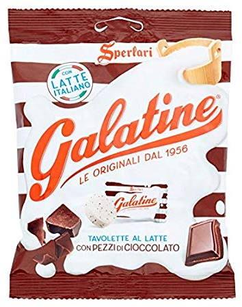 Sperlari Süßigkeiten Galatine mit Milch Geschmack Schokolade Bonbon 115g
