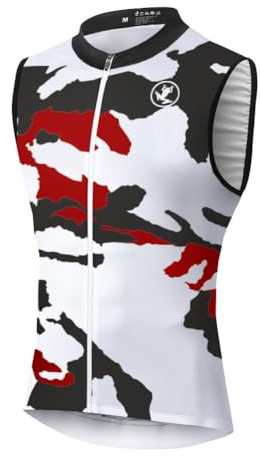 UGLY FROG Rennrad Atmungsaktiv Fahrradweste Radweste Laufweste Reflektierende Weste Sommer/Frühling Ärmellos Sport Mantel Jacke für Laufen Fahrrad Sport DEHerMJV01