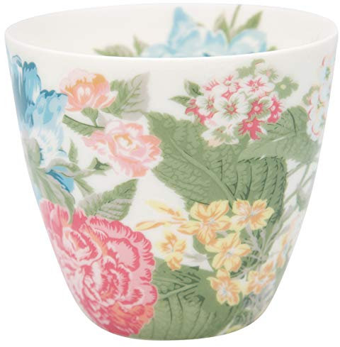 GreenGate - Becher, Tasse, Kaffeetasse, Latte cup - ADELE - weiß - Höhe 9 cm