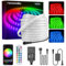 Novostella 49.2ft Smart LED Outdoor Rope Light, Music Sync RGB Strip Lights, App Control and RF Remote Color Changing Dimmable Tape Exterior Lighting Kit, for Garden Decorative Stairs Party, 24V IP65