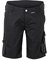Planam 6460056 Norit Damen Shorts, Schwarz/Schwarz, Größe XL