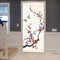 A.Monamour Türtapete Selbstklebend Türfolie Türposter 3D Japanische Tuschemalerei Sakura Blüht Kirschbaum Zweig Vögel Vinyl Folie Türdeko Tapete Wandbild Türaufkleber Türtattoo 90 x 200 cm