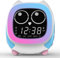 iTOMA Addo Kinder Wecker, Sonnenaufgang/Sonnenuntergang Simulation Nachttischlampe, wachsen Kinderuhr Trainer, weiße Geräusch Schlaf Geräusche Wake Up Clock Eule CKS912-2