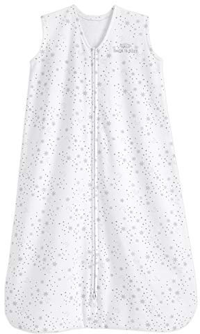 Halo Baby Schlafsack | 0,5 Tog Sleepsack | 100% Baumwolle, Mitternachtsmonde für Neugeborene | Einfacher Zip -Zugriff von Windelwechsel | Lullaby Trust Partners, Unisex, Boys & Girls, 18-36 Monate