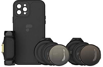 PolarPro - LiteChaser - iPhone 12 Pro MAX- VND Kit - Protective case - Corresponding Grip - Variable ND Filter - Lens Cap