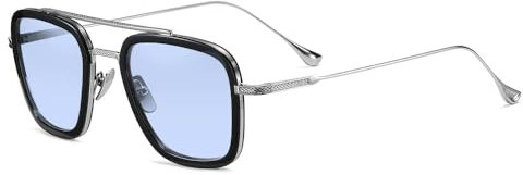 SHEEN KELLY Acetat High-End Tony Stark Sonnenbrille Nylon Linse Brillen für Männer Frauen Spinne Man Brille